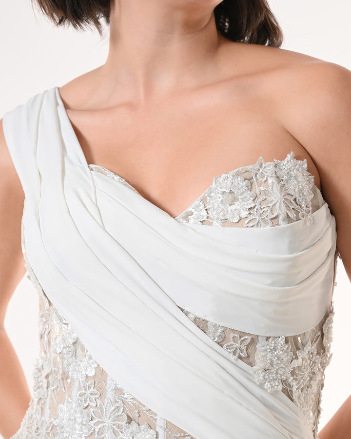 VALENCIA, Western Dress (White)