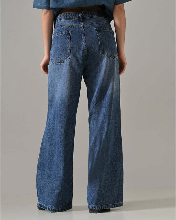 SHADOW BASIC DENIM PANTS