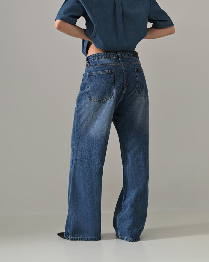 SHADOW BASIC DENIM PANTS
