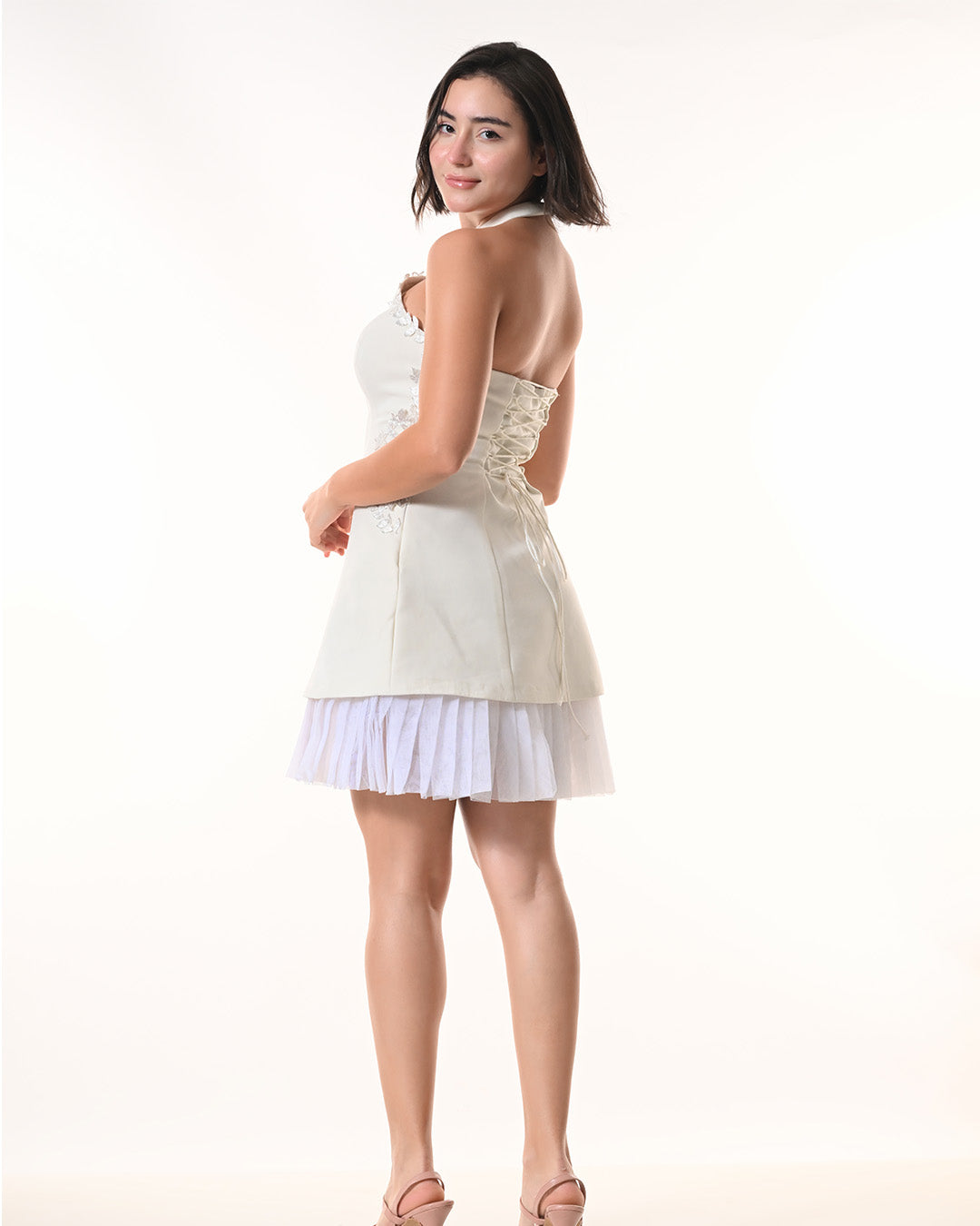 PETAL Western Dress (Ivory)
