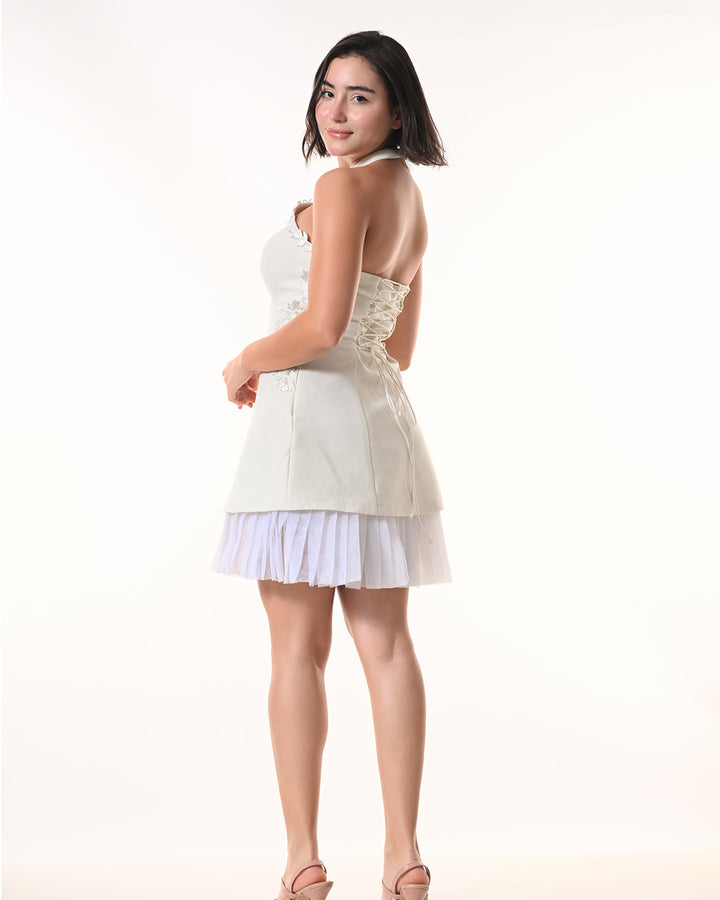 PETAL Western Dress (Ivory)