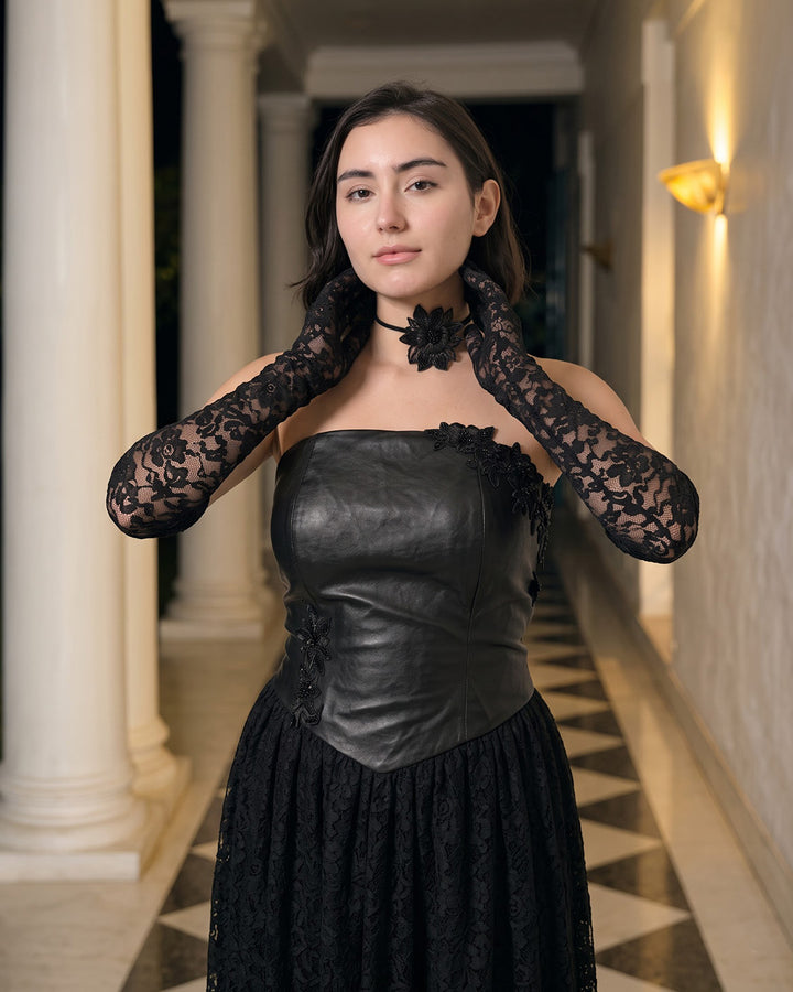 AZALIA, Western Dress (Black)