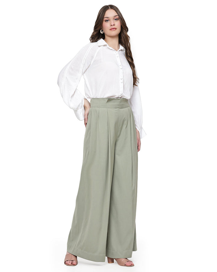 Almond, Rayon Shirt Only (Soft-White)