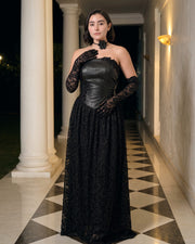 AZALIA, Western Dress (Black)