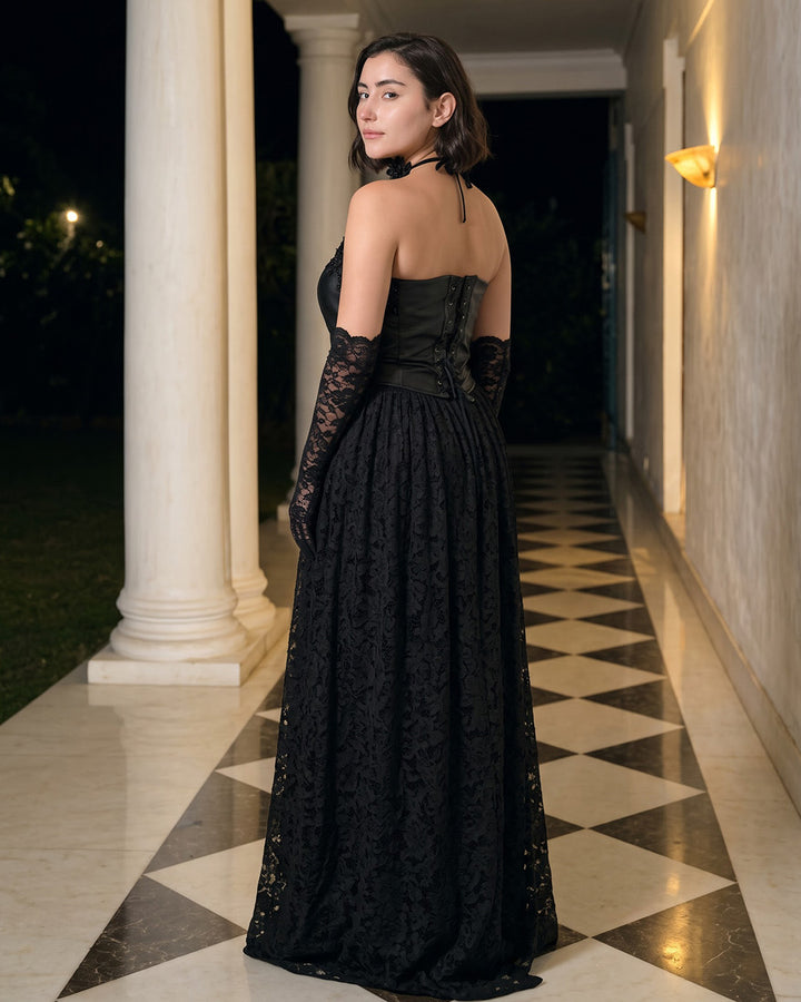 AZALIA, Western Dress (Black)