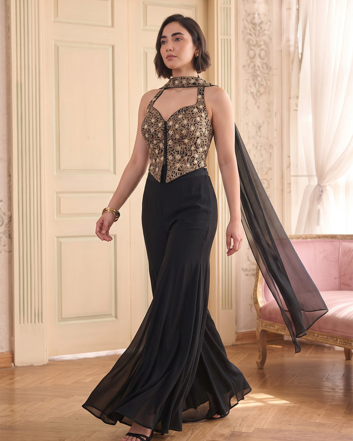 LEORA, Indo-Western Sharara Set