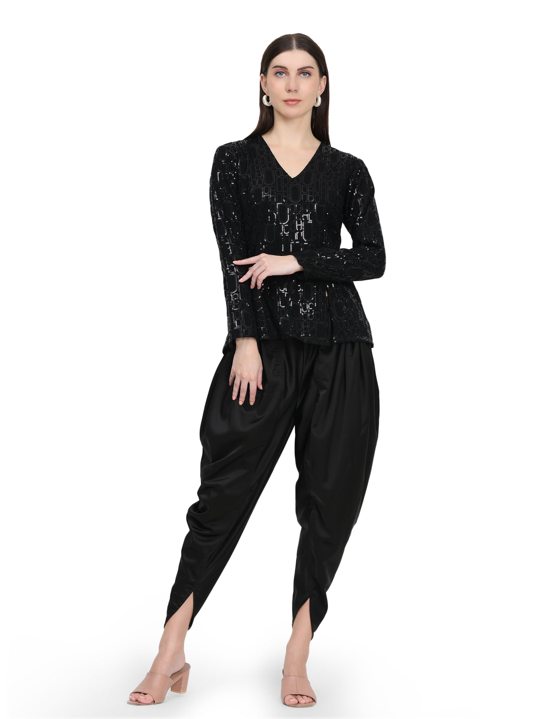 Shyla, Relaxed Fit  Co-ord Set (Black)