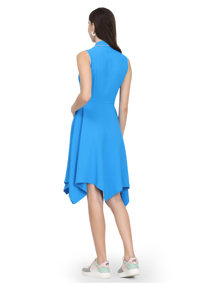 Kate, Relaxed Fit Dress (Blue)