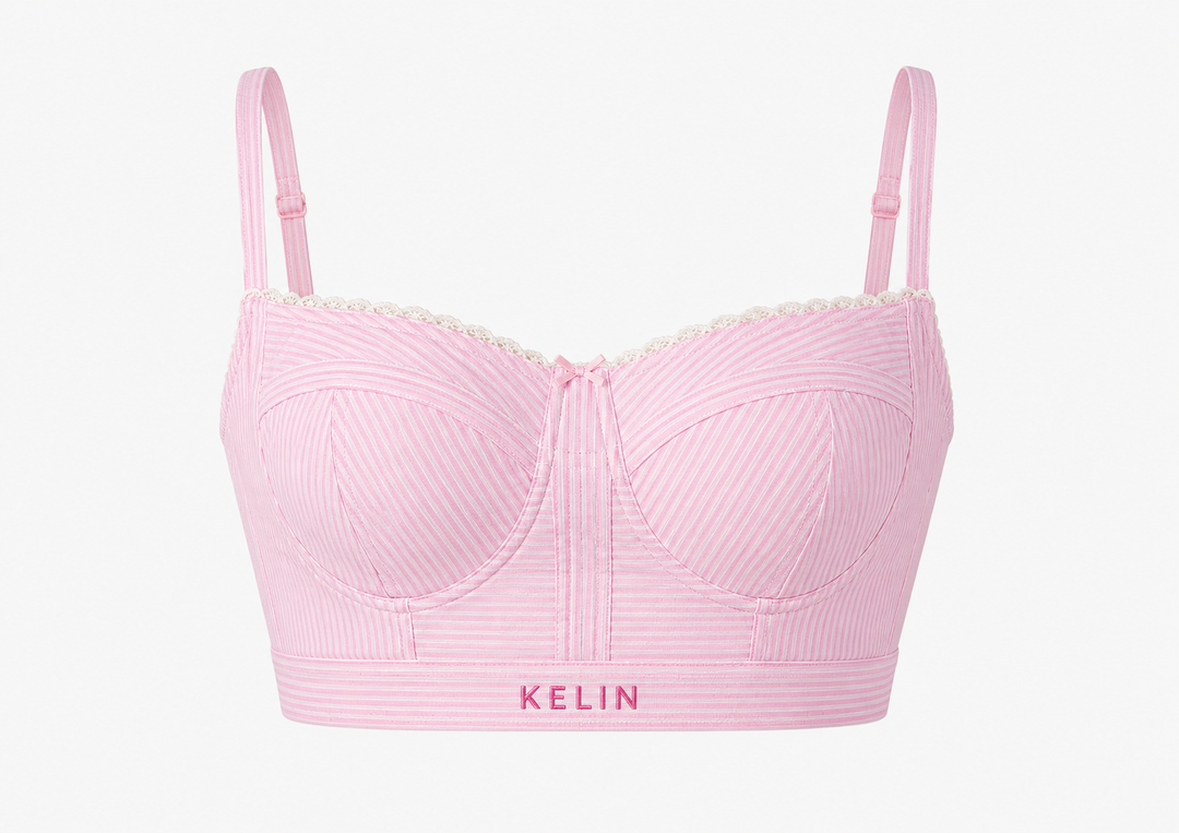 Sweet Peony Pink Striped Cotton Co-Ord Set