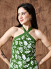 Tiva Green Rayon Ethnic Kurti (Green)