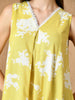 Indya Flared Fit Printed Kurta with Straight Pants