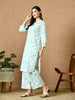 Grace Straight Fit Printed Cotton Kurta with Straight Pant
