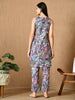 Kloe Regular Fit Multicolour Paisley Printed Cotton Kurta Set