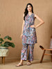 Kloe Regular Fit Multicolour Paisley Printed Cotton Kurta Set