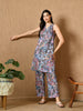 Kloe Regular Fit Multicolour Paisley Printed Cotton Kurta Set