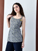 Mriga Printed Short Kurti (Blue)