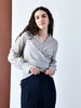 Pixie Grey Wrap Textured Shirt