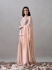 Riva Indo-Western Mesh Georgette Sharara Set ( Hot Pink)