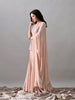 Riva Indo-Western Mesh Georgette Sharara Set ( Hot Pink)