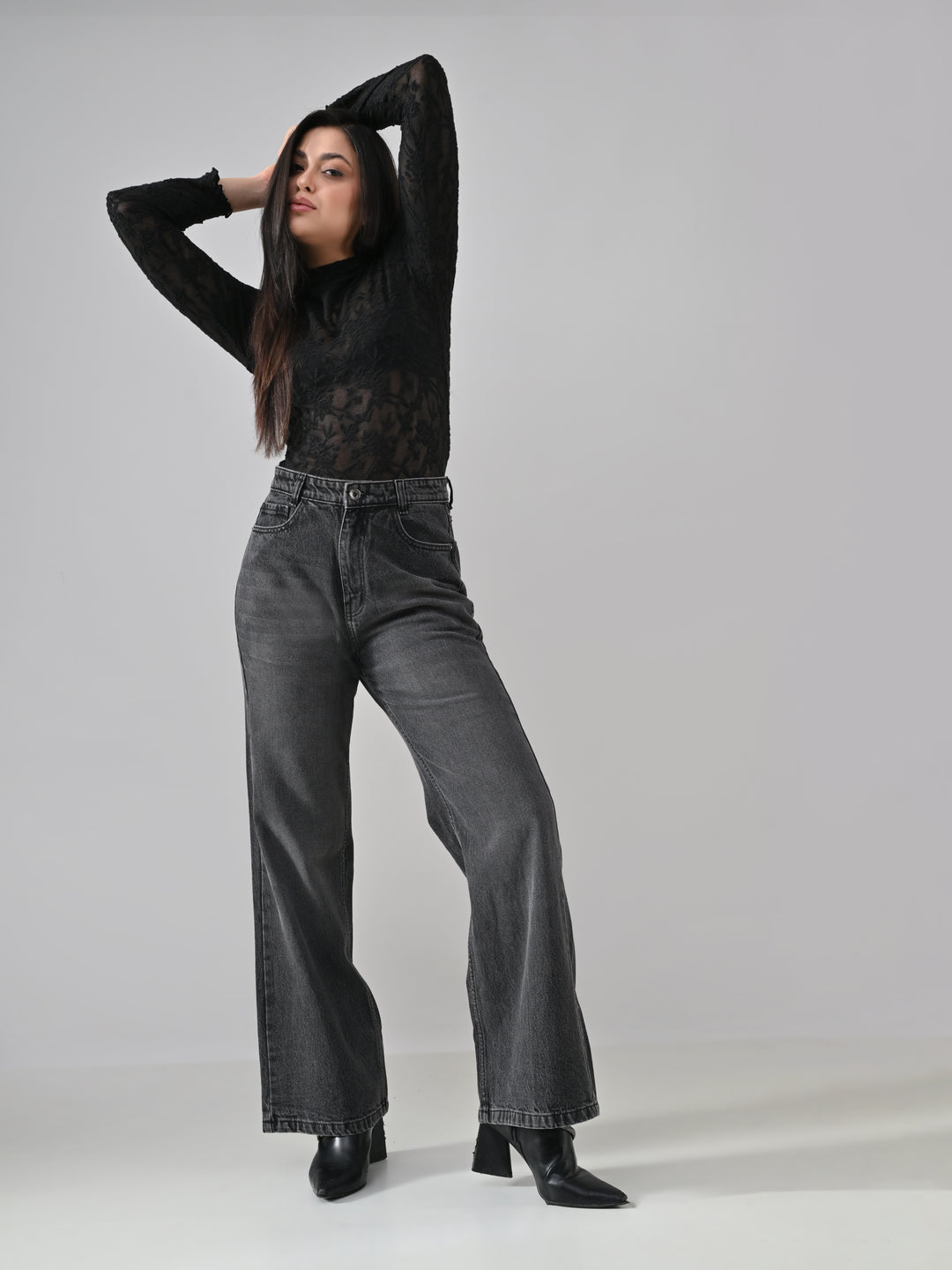 SHADOW BASIC DENIM PANTS (BLUE)