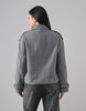 ROXIE FELT CROP JACKET (LIGHT GREY)