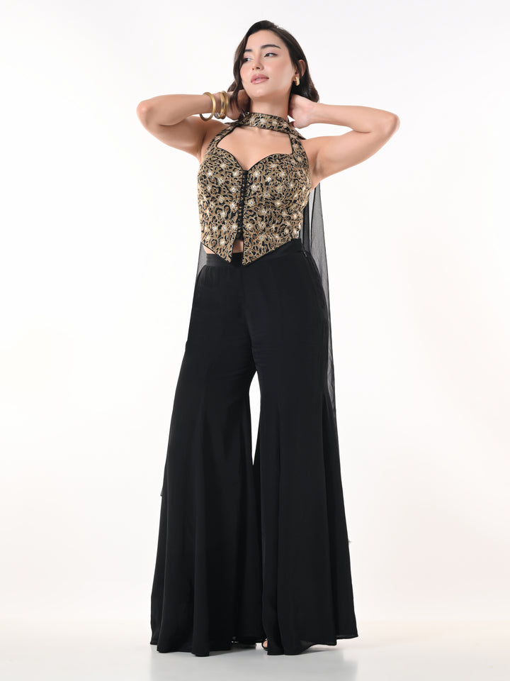 LEORA, Indo-Western Sharara Set