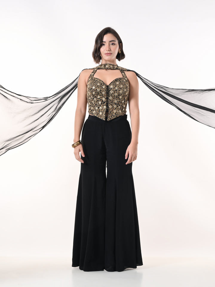 LEORA, Indo-Western Sharara Set
