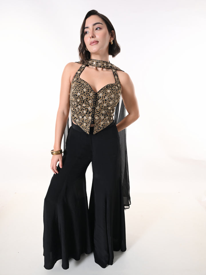 LEORA, Indo-Western Sharara Set
