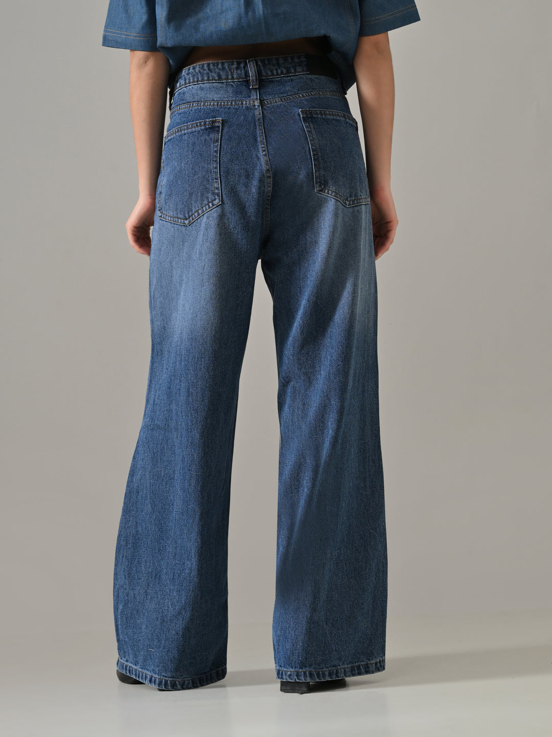 SHADOW BASIC DENIM PANTS (BLUE)