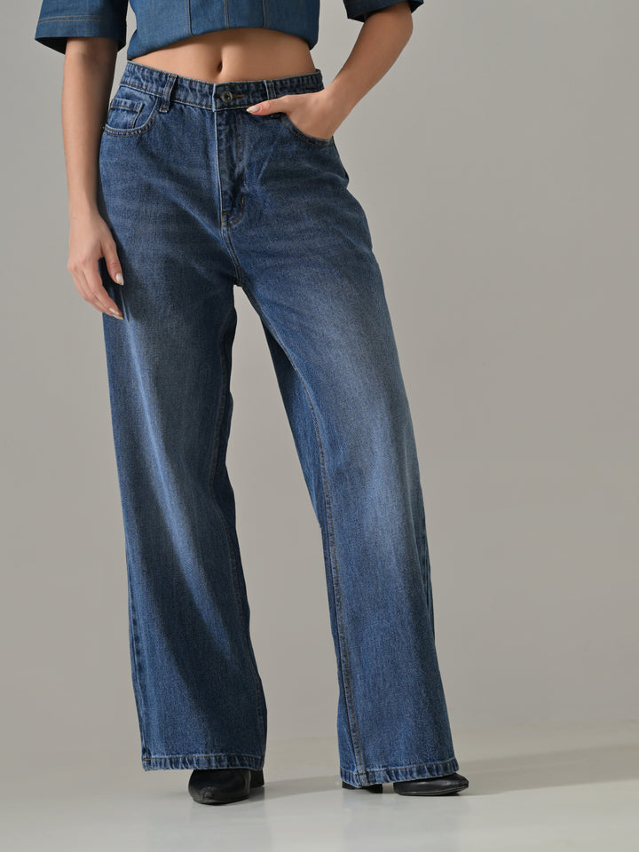 SHADOW BASIC DENIM PANTS (BLUE)