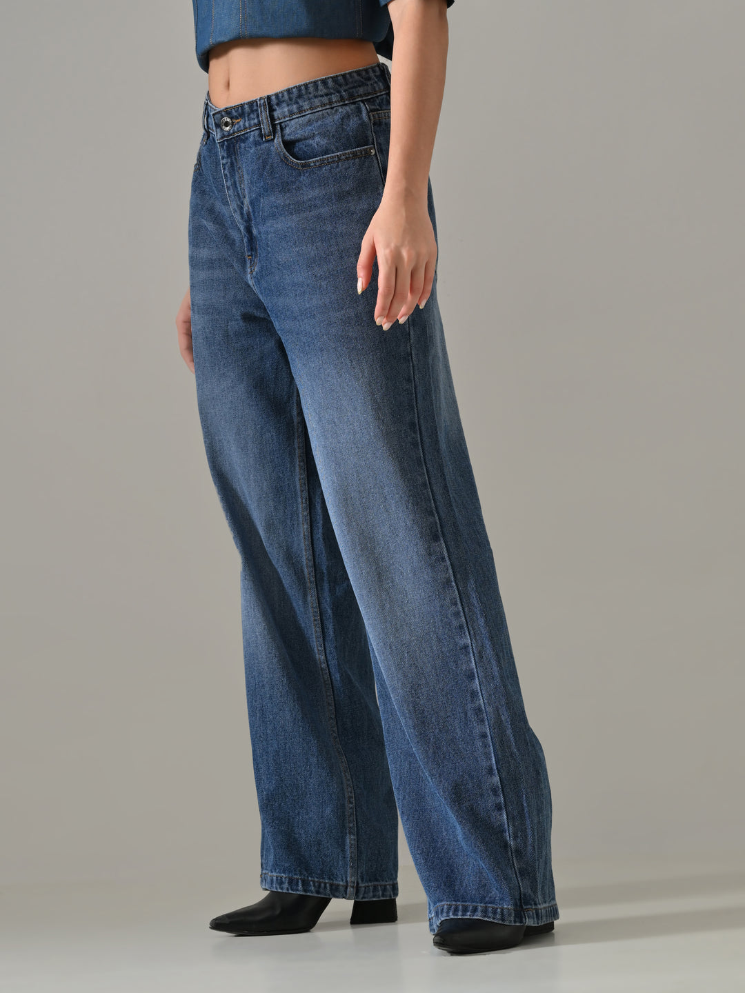 SHADOW BASIC DENIM PANTS (BLUE)