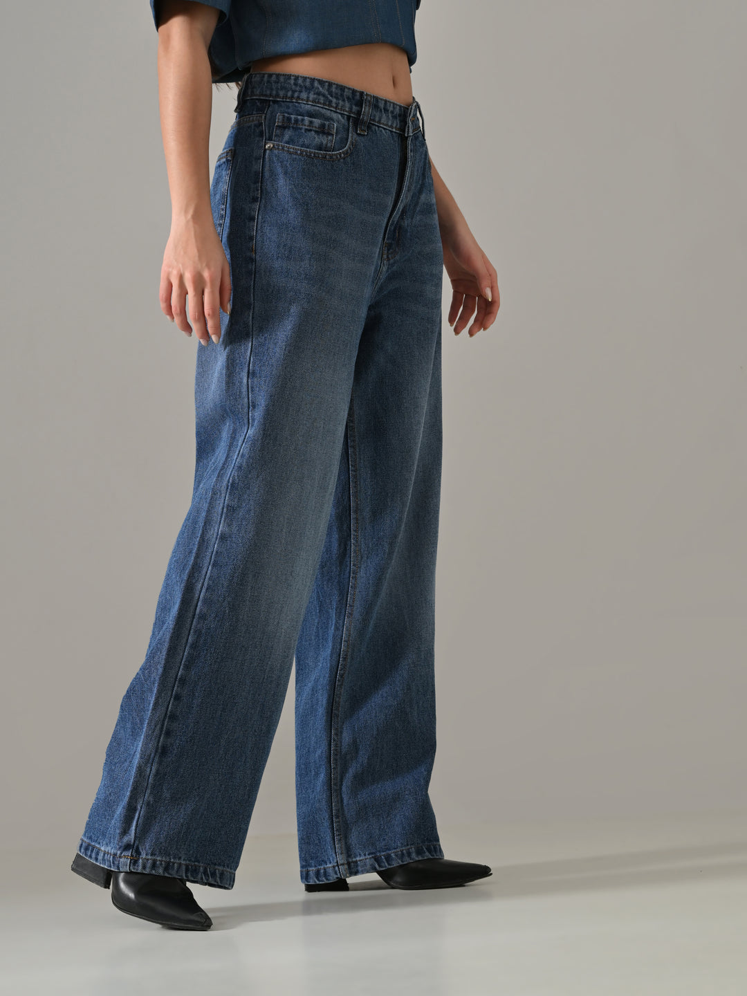 SHADOW BASIC DENIM PANTS (BLUE)