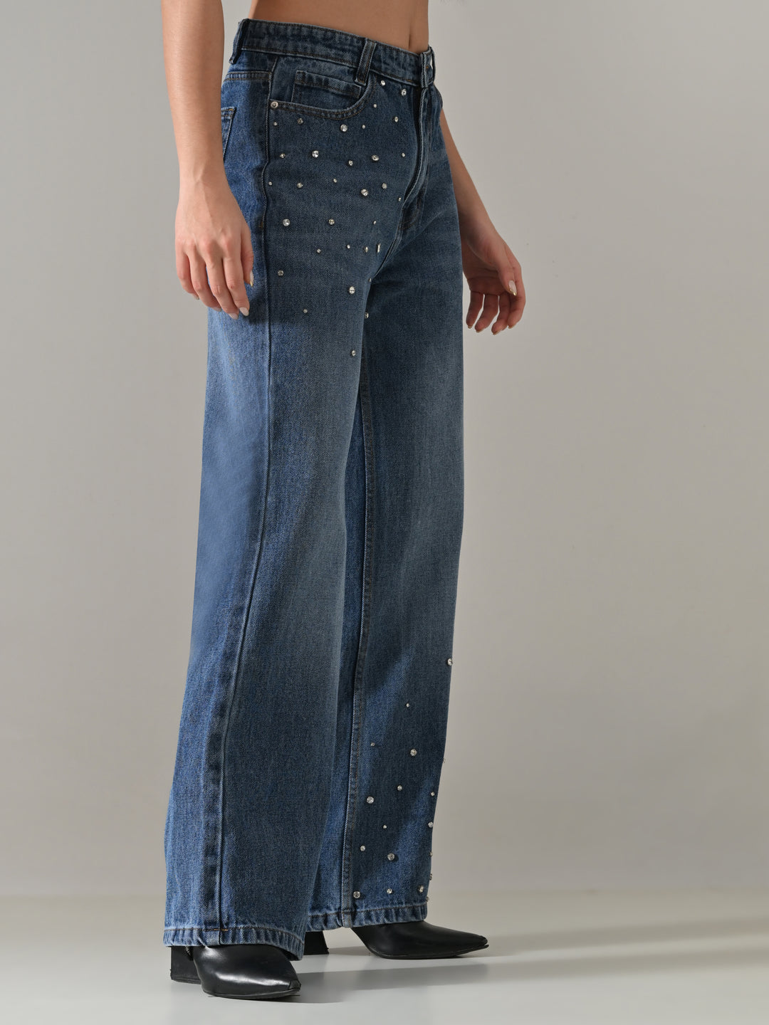 BLACKFIRE STONE DENIM PANTS (BLUE)