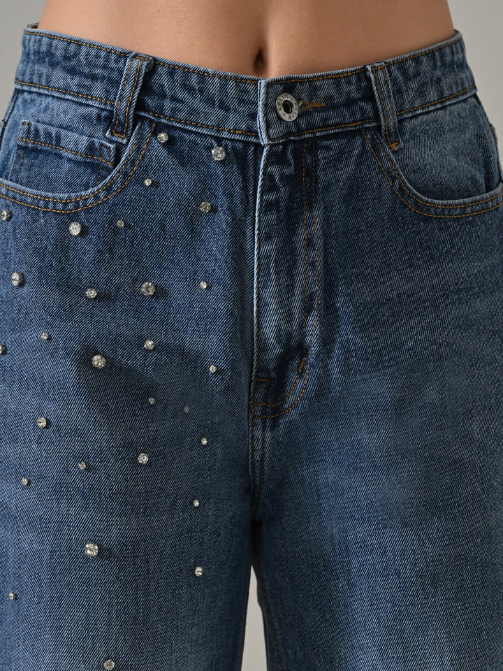 BLACKFIRE STONE DENIM PANTS (BLUE)