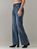 THORNE LACE WAISTBAND DENIM PANTS (BLUE)