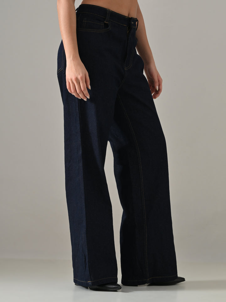 HARVEY NON-WASH DENIM PANTS (BLUE)