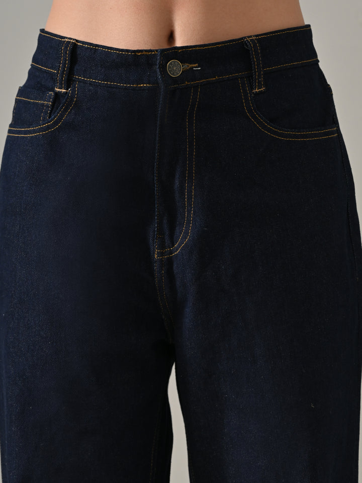 HARVEY NON-WASH DENIM PANTS (BLUE)