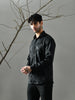 Regular Fit Jacquard Shirt (Black)