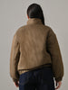 Drew – Brown Sherpa-Lined Non-Denim Jacket