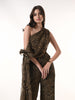 Mysha Leopard Print Co-Ord Set (Brown)