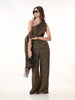 Mysha Leopard Print Co-Ord Set (Brown)