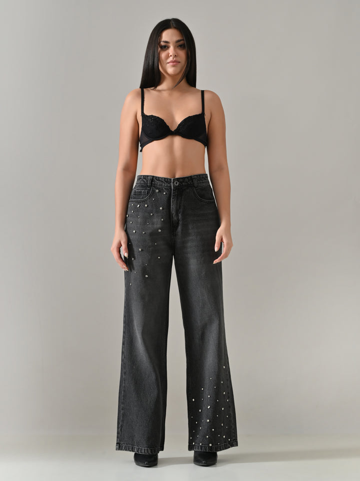 BLACKFIRE STONE DENIM PANTS (GREY)