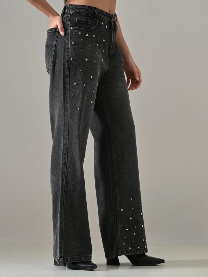 BLACKFIRE STONE DENIM PANTS (GREY)