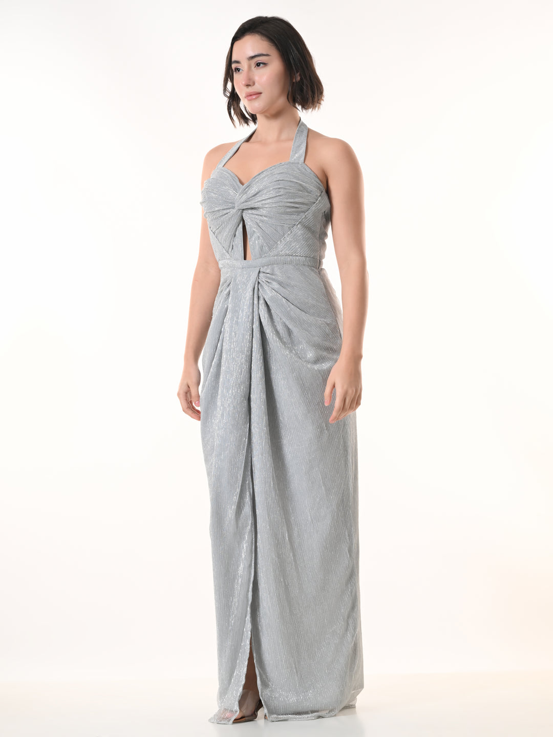 STARLIGHT Shimmer Dress (Silver)