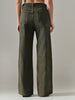 STONE WASH DENIM PANTS (GREEN)