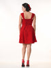 Hiya Red Banana Sandwash Dress