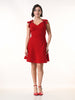 Hiya Red Banana Sandwash Dress