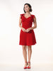 Hiya Red Banana Sandwash Dress