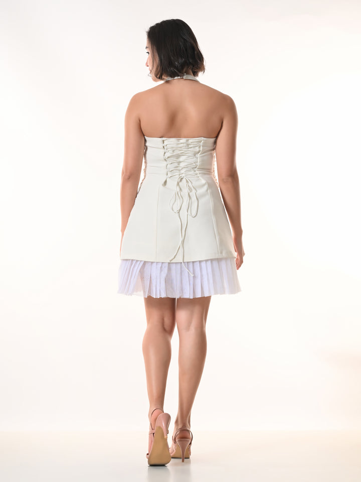 PETAL Western Dress (Ivory)
