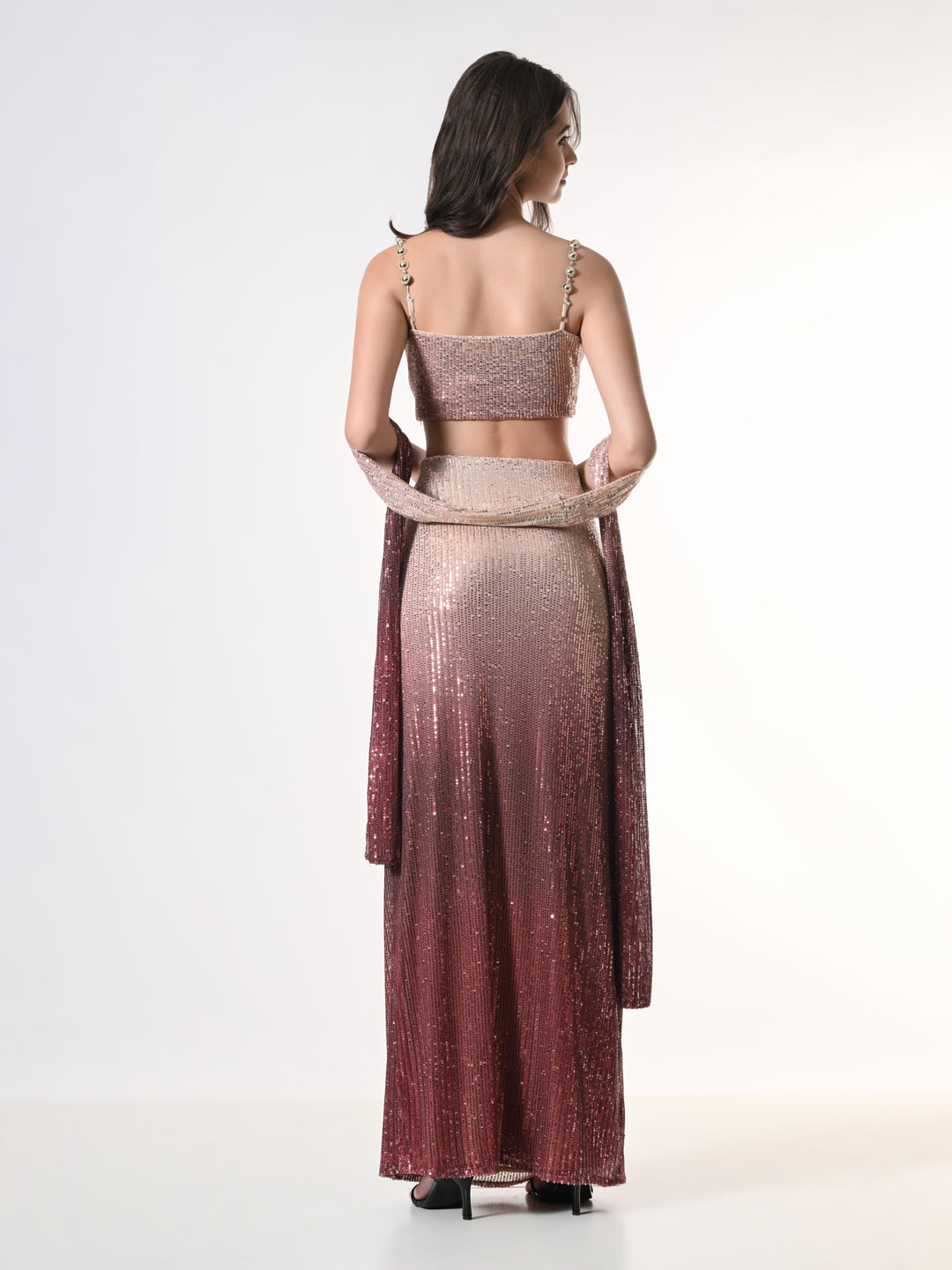 LYANA Shimmer Ombre Co-Ord Set